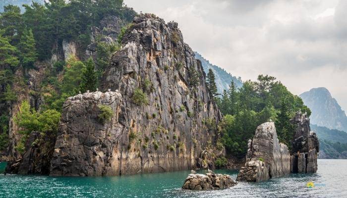 EXCURSION EN BATEAU DANS LE CANYON VERT DEPUIS ALANYA - EXCURSIONS � ALANYA