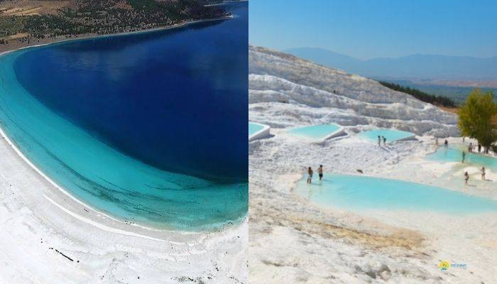 LAC SALDA ET TOUR DE PAMUKKALE DEPUIS SIDE - EXCURSIONS � SIDE