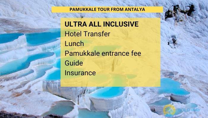 PAMUKKALE TOUR FROM ANTALYA - EXCURSIONS IN ANTALYA