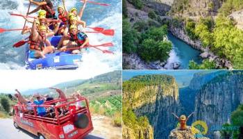 RAFTING UND TAZI CANYON VON ANTALYA 4 IN 1